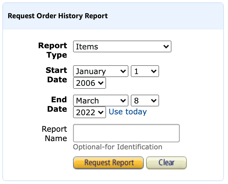 Nozama Amazon Order History Download / Export Shopping History CSV